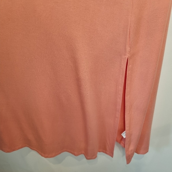 Dex coral dress with front slit size L - Picture 5 of 7